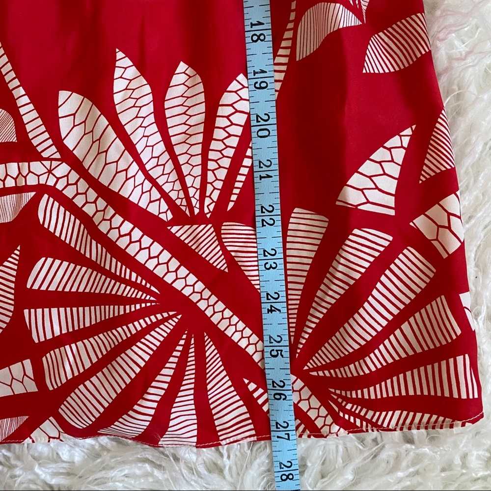 Alice & Trixie Veronique Red Strapless Silk Dress - Picture 14 of 16